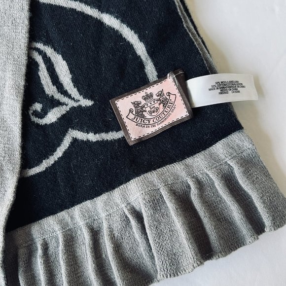 VINTAGE JUICY COUTURE Women's Scarf EUC - Picture 2 of 4